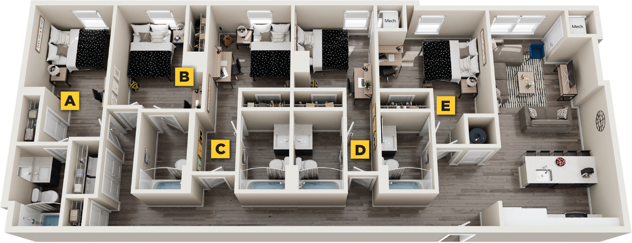 Fraser - 5x5 Floor plan