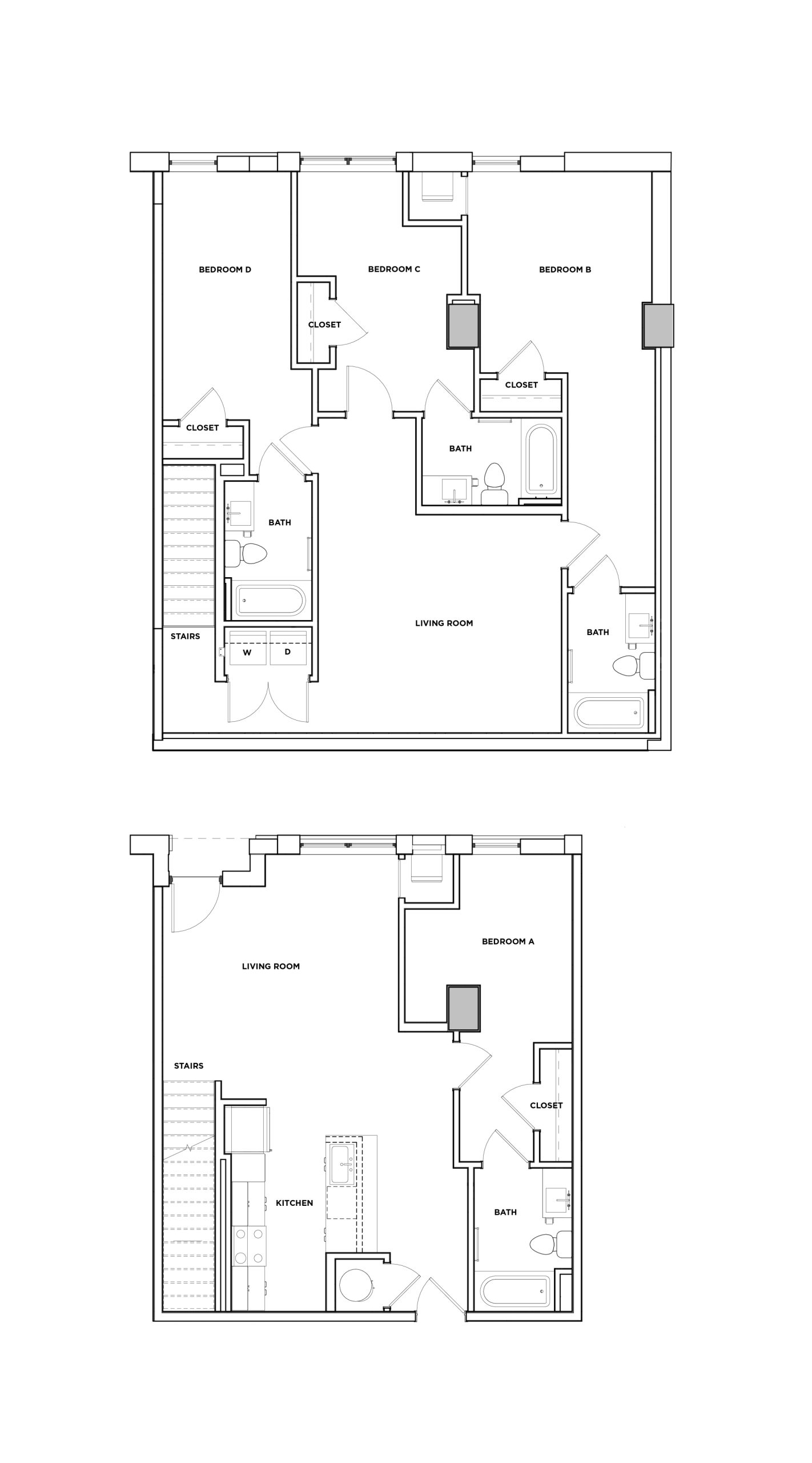Maple II - 4x4 Floor plan