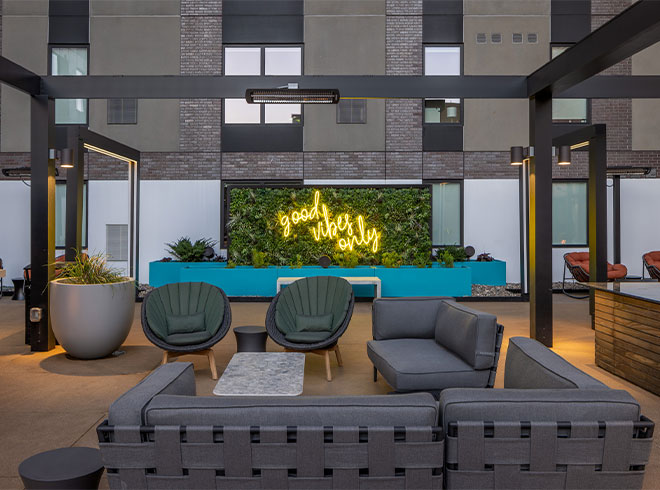 Lounge area